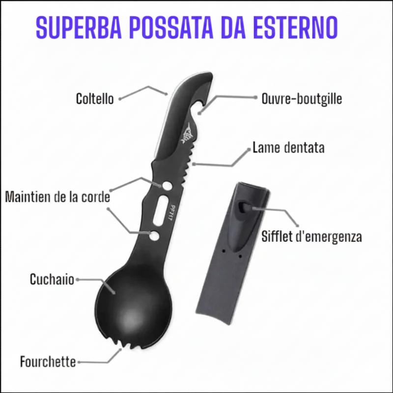 Kit di sopravvivenza nel bosco