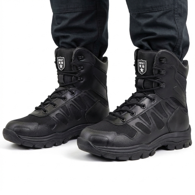 Anfibi militari uomo tattici inverno