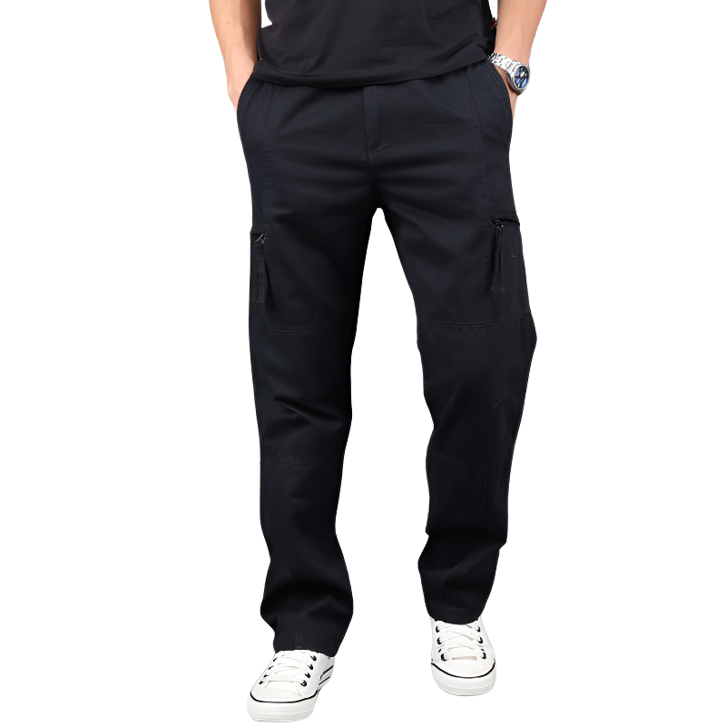 Pantaloni cargo militari uomo multitasche