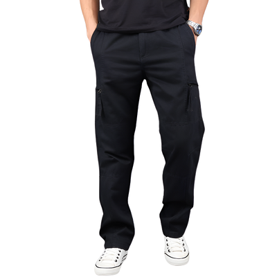 Pantaloni cargo militari uomo multitasche