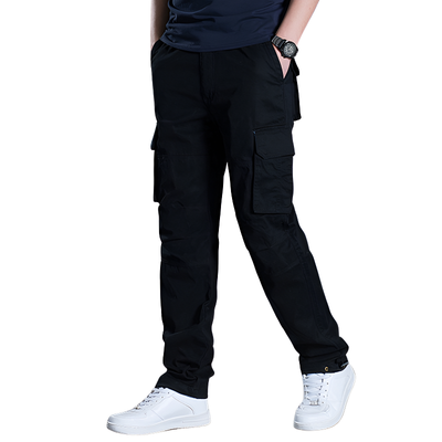 Pantaloni cargo nero uomo