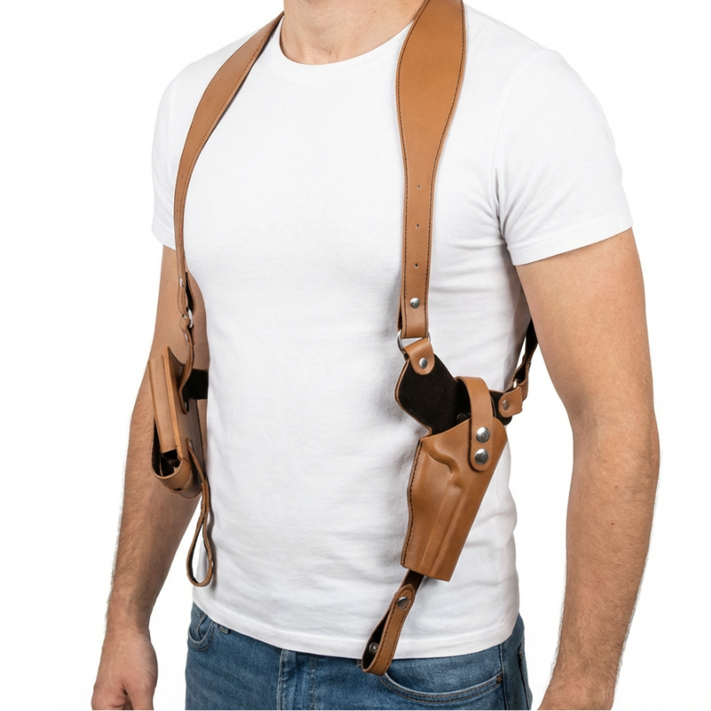 Fondina ascellare doppia