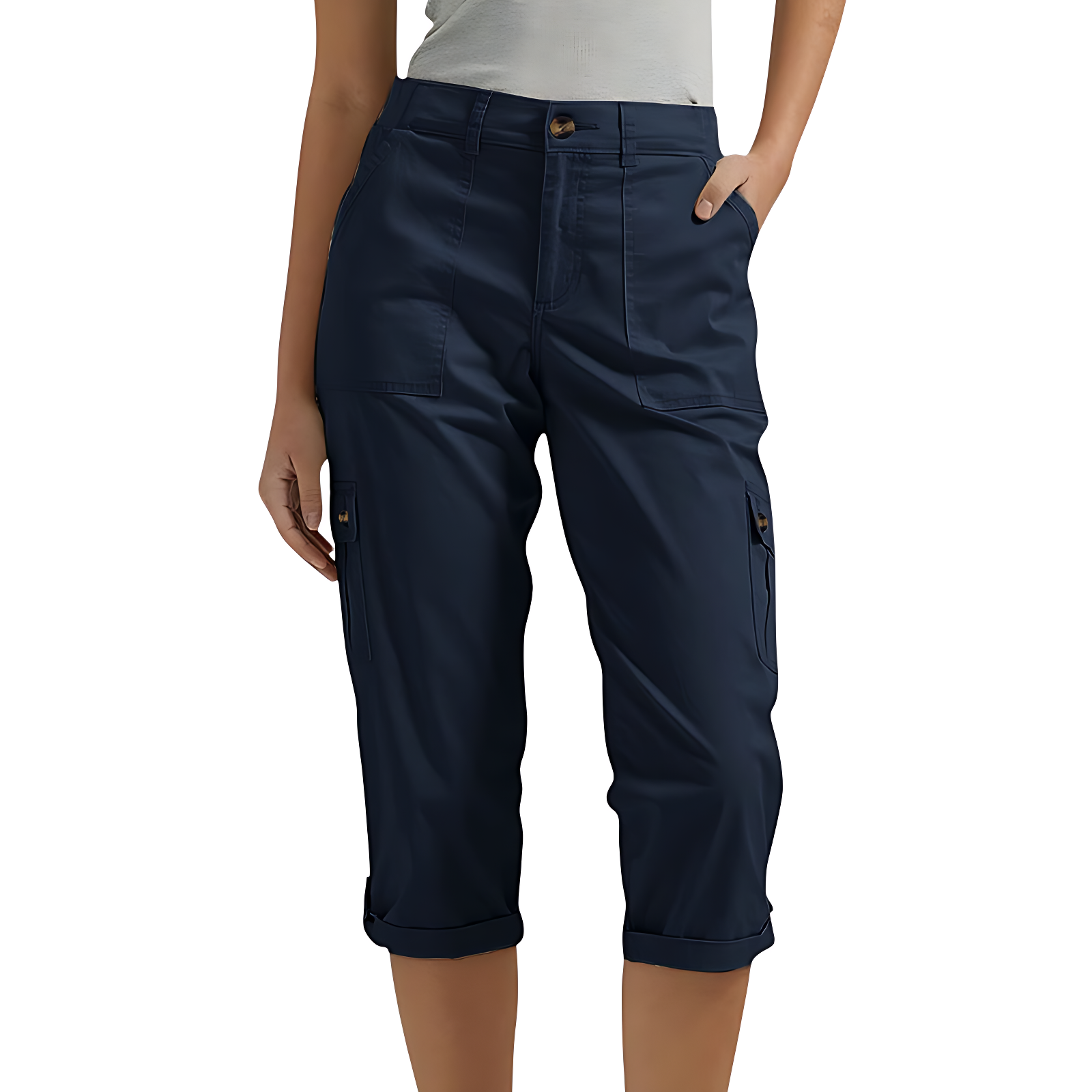 3/4 length combat trousers ladies