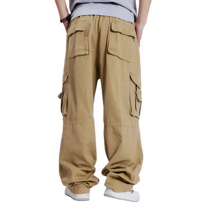 Pantaloni cargo uomo larghi