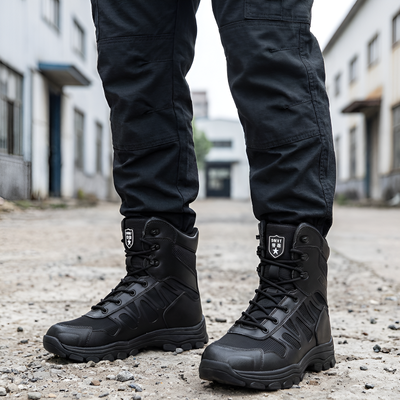 Anfibi militari uomo tattici inverno