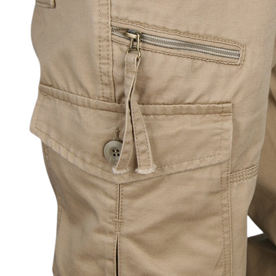 Pantaloni cargo militari uomo multitasche