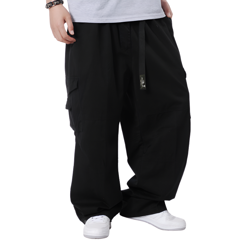 Pantaloni cargo uomo larghi