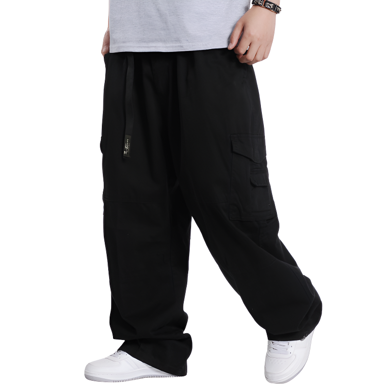 Pantaloni cargo uomo larghi