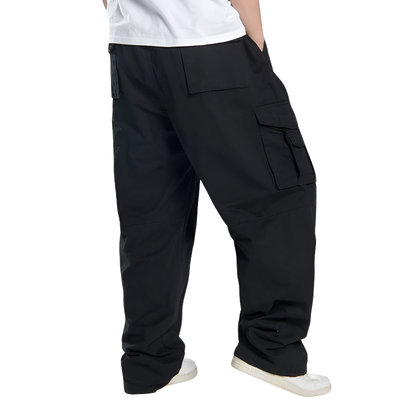 Pantaloni cargo uomo larghi