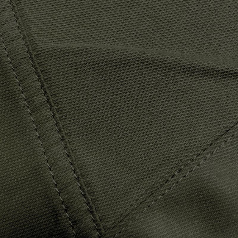 Pantaloni cargo uomo verde militare