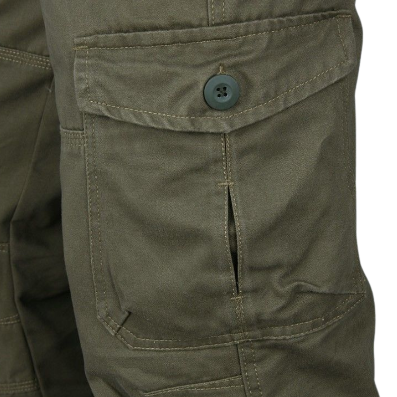Pantaloni cargo militari uomo multitasche