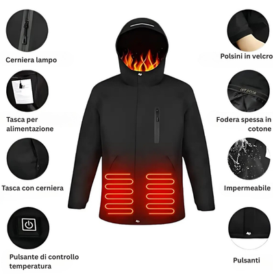 Giacca da sci riscaldata