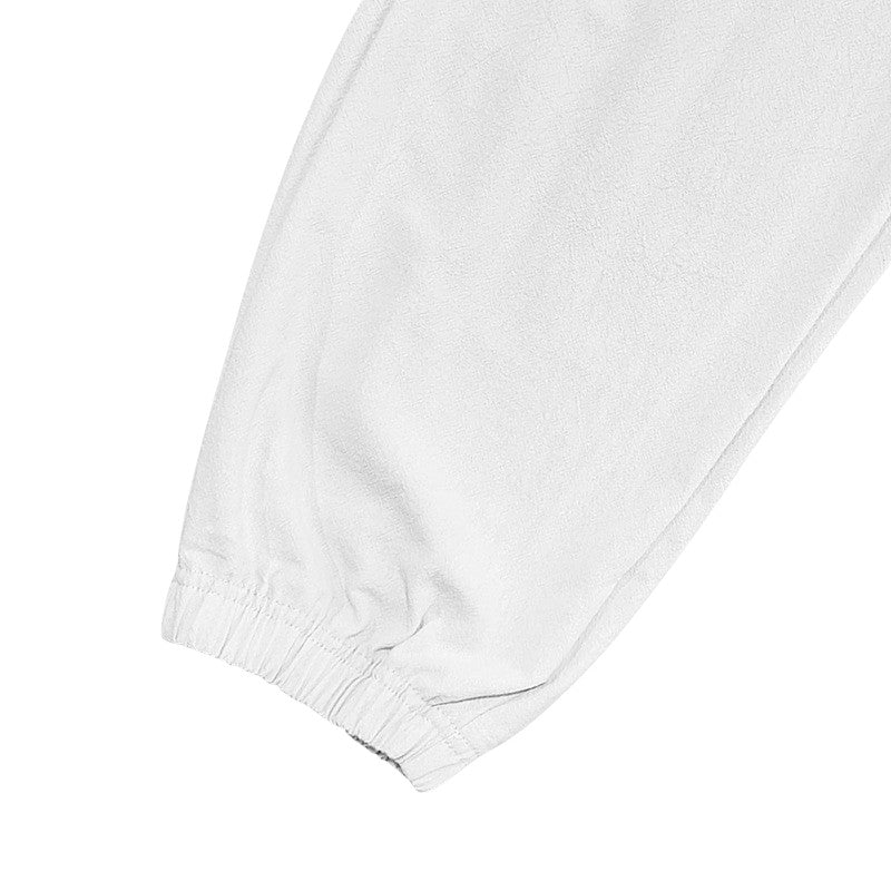 Pantaloni cargo bianchi uomo