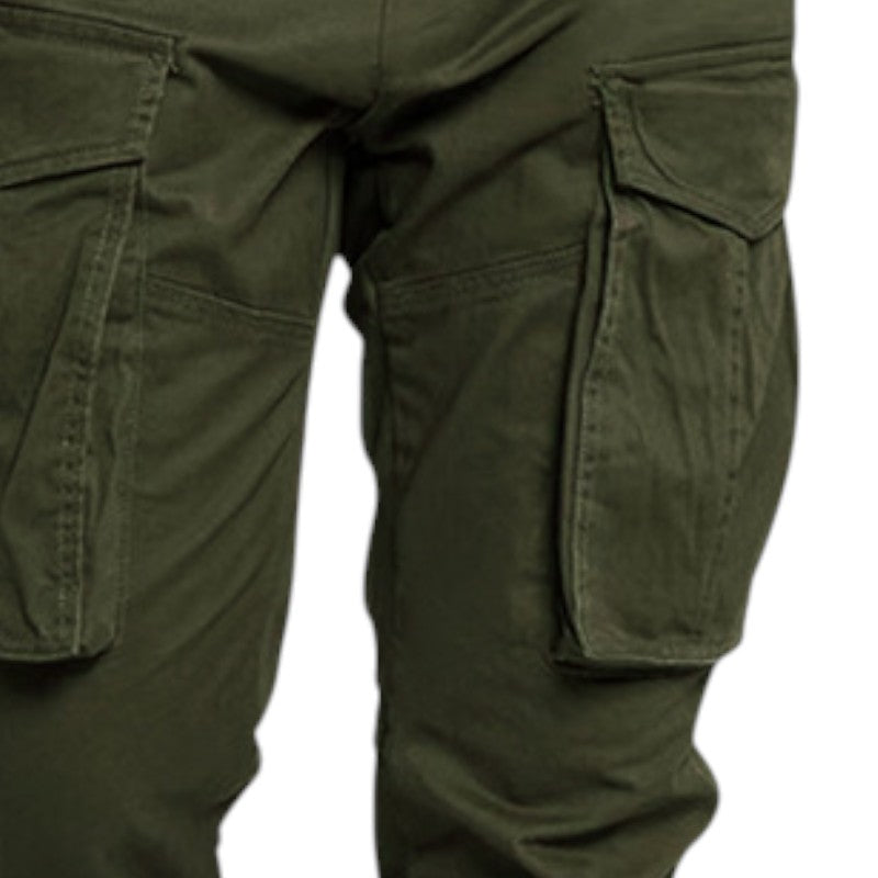 Pantaloni cargo verdi uomo