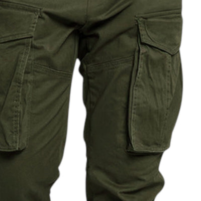 Pantaloni cargo verdi uomo