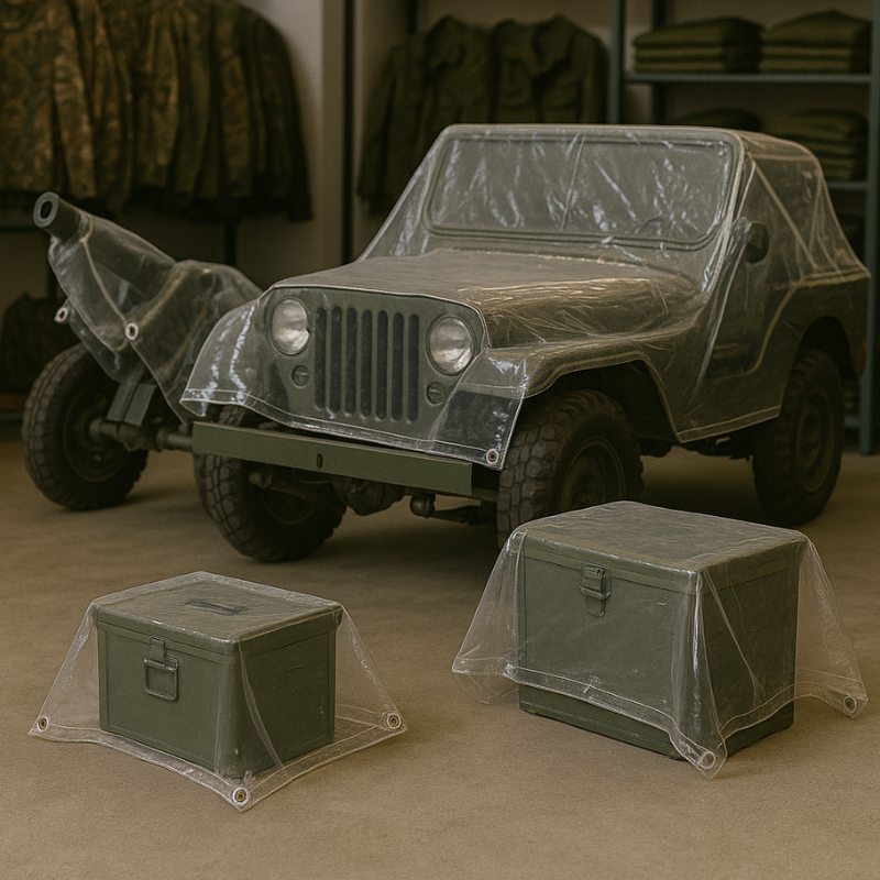 Telo impermeabile trasparente