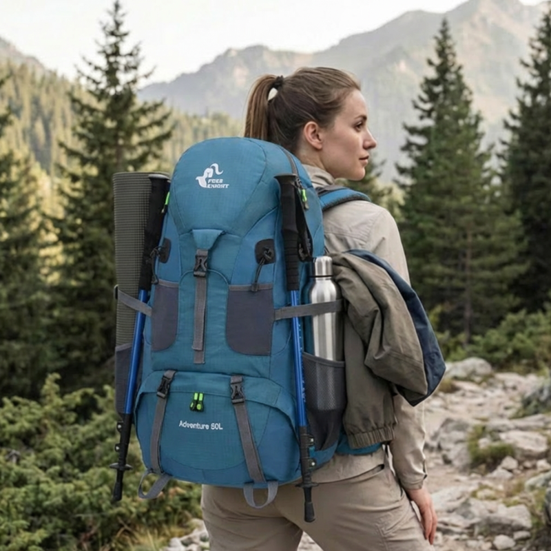 Zaino escursionismo di grande capacità