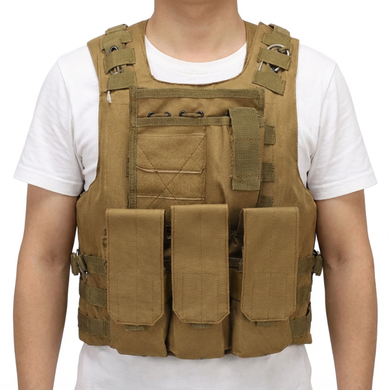 Gilet tattico tan