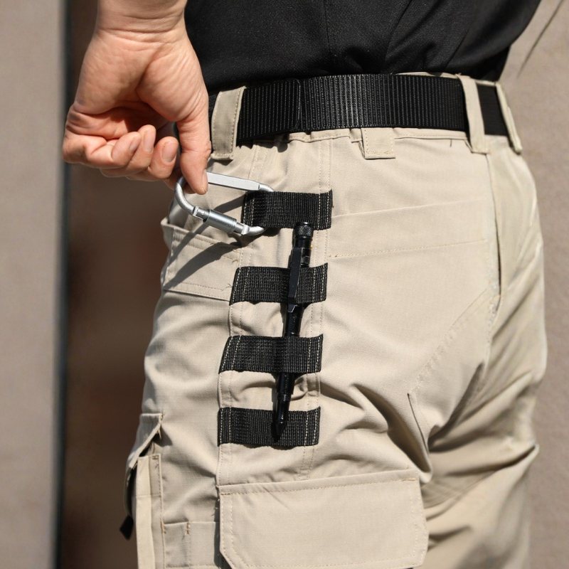 Pantaloni cargo militari uomo multitasche
