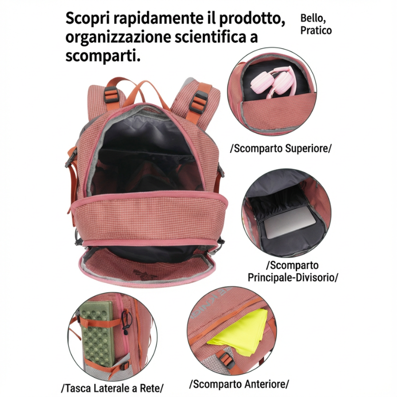 Zaino montagna donna