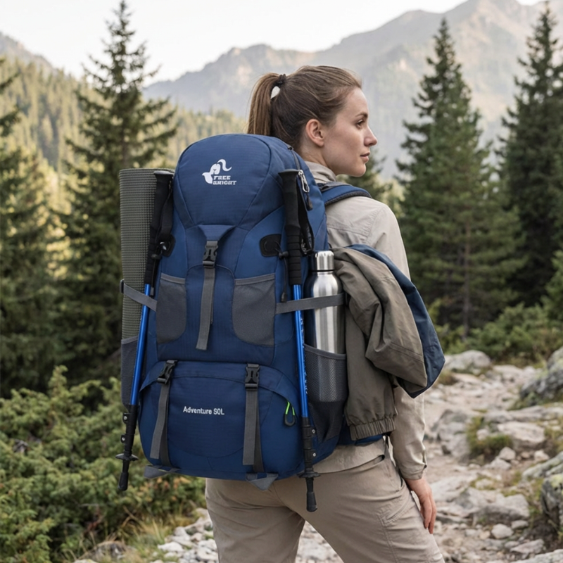 Zaino escursionismo di grande capacità