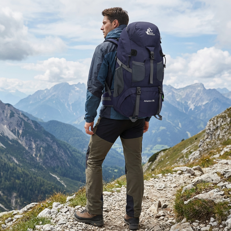 Zaino escursionismo di grande capacità