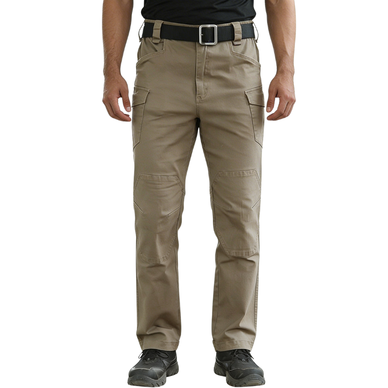 Pantaloni militari chiari uomo slim