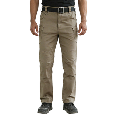 Pantaloni militari chiari uomo slim