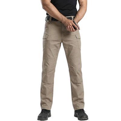 Pantaloni militari chiari uomo slim