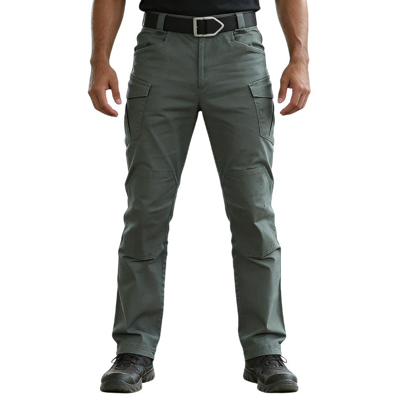 Pantaloni militari chiari uomo slim