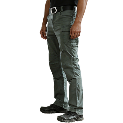 Pantaloni militari chiari uomo slim