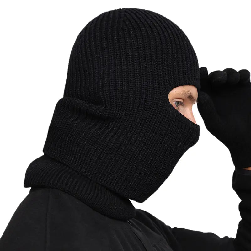 Cagoule tricot homme