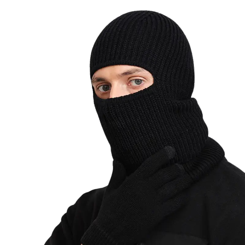 Cagoule tricot homme