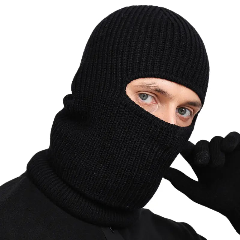 Cagoule tricot homme