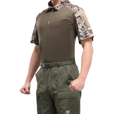 Camouflage army commando polo shirt