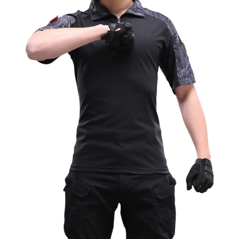 Camouflage army commando polo shirt