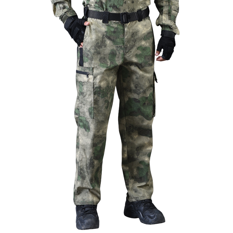 Camouflage work trousers