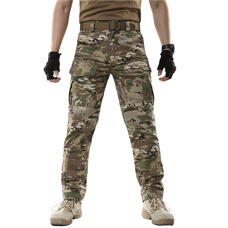Camouflage work trousers