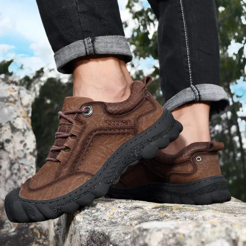 Chaussure homme montagne cuir