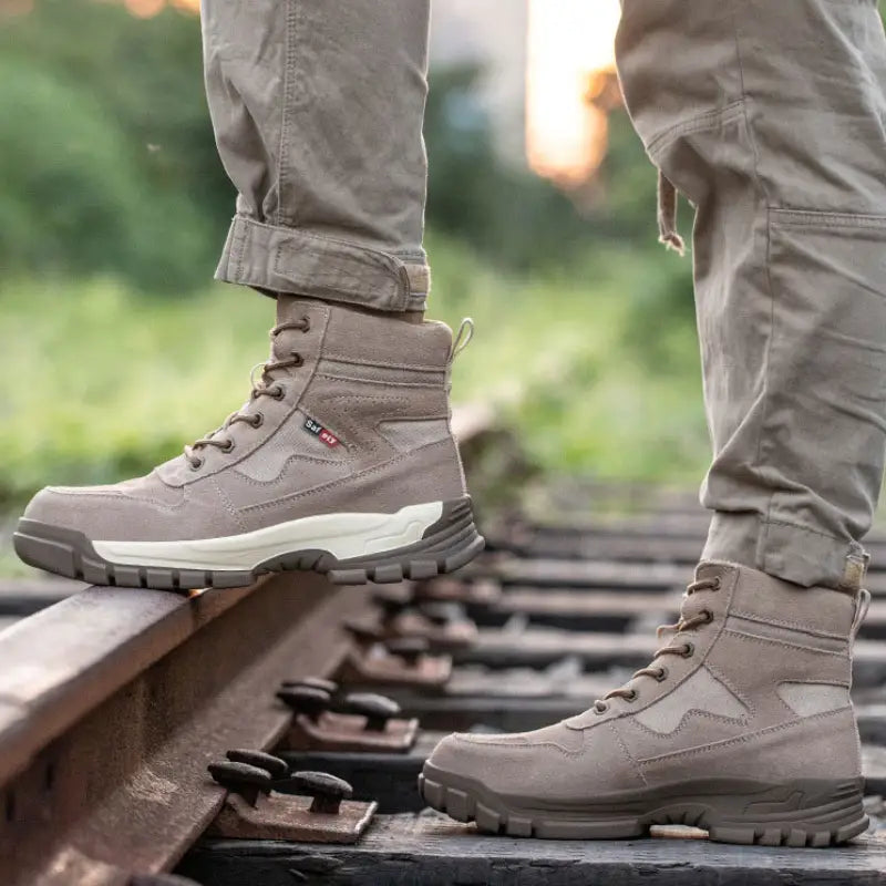 Chaussure rangers sable