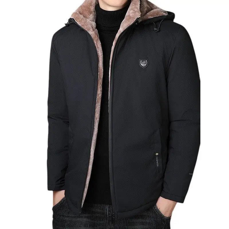 Coupe vent doublé polaire homme