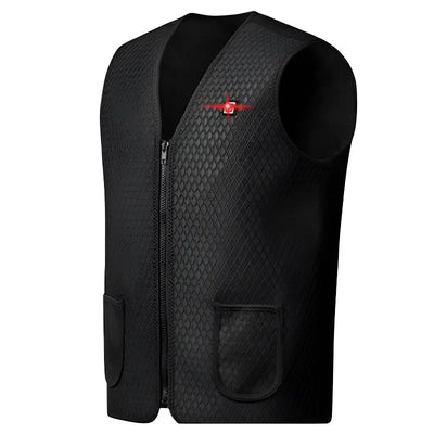 Gilet chauffant homme fibre de carbone