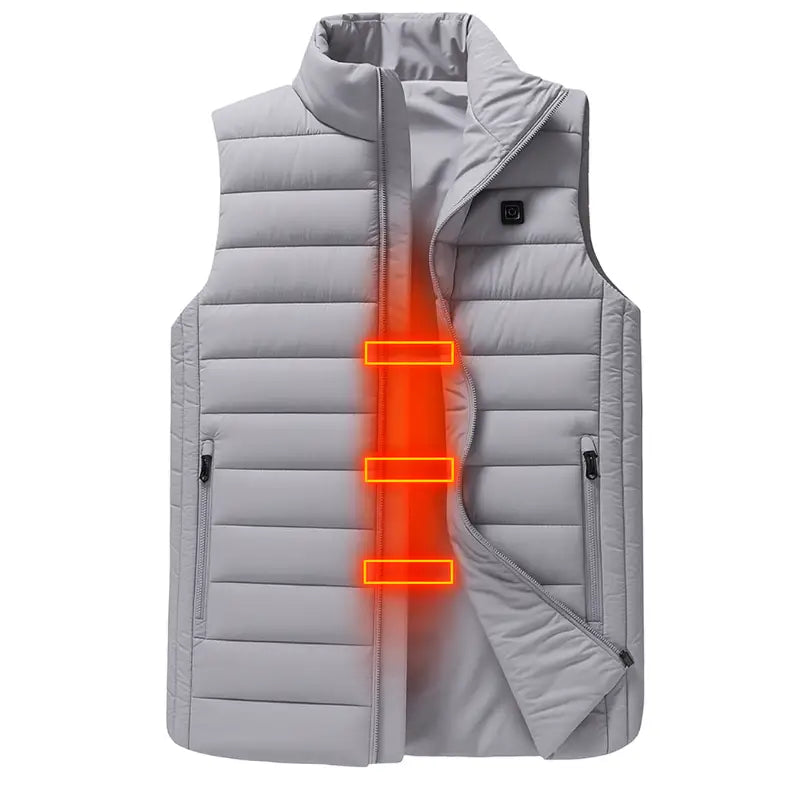 Gilet electrique chauffant homme