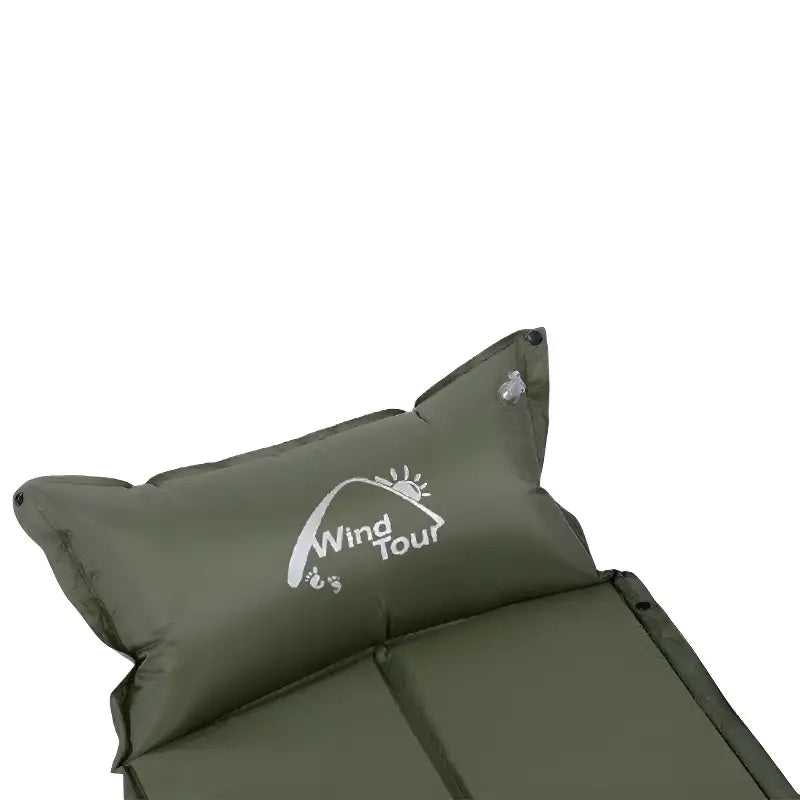 Matelas de camping avec oreiller intégré