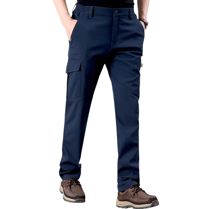 Pantaloni cargo blu uomo