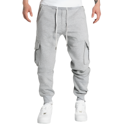 Pantaloni tuta cargo uomo