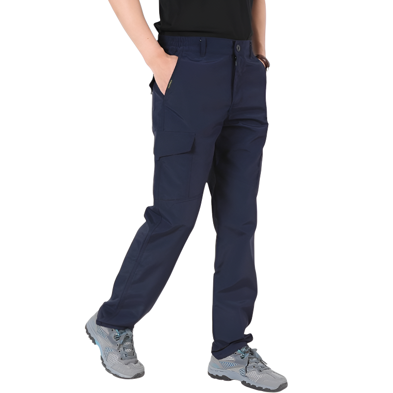 Pantaloni cargo blu uomo