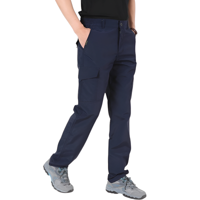 Pantaloni cargo blu uomo