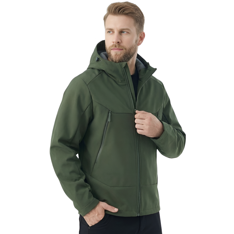 Giacca antipioggia softshell tattica