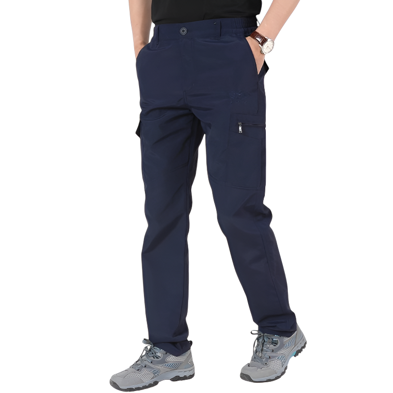 Pantaloni cargo blu uomo
